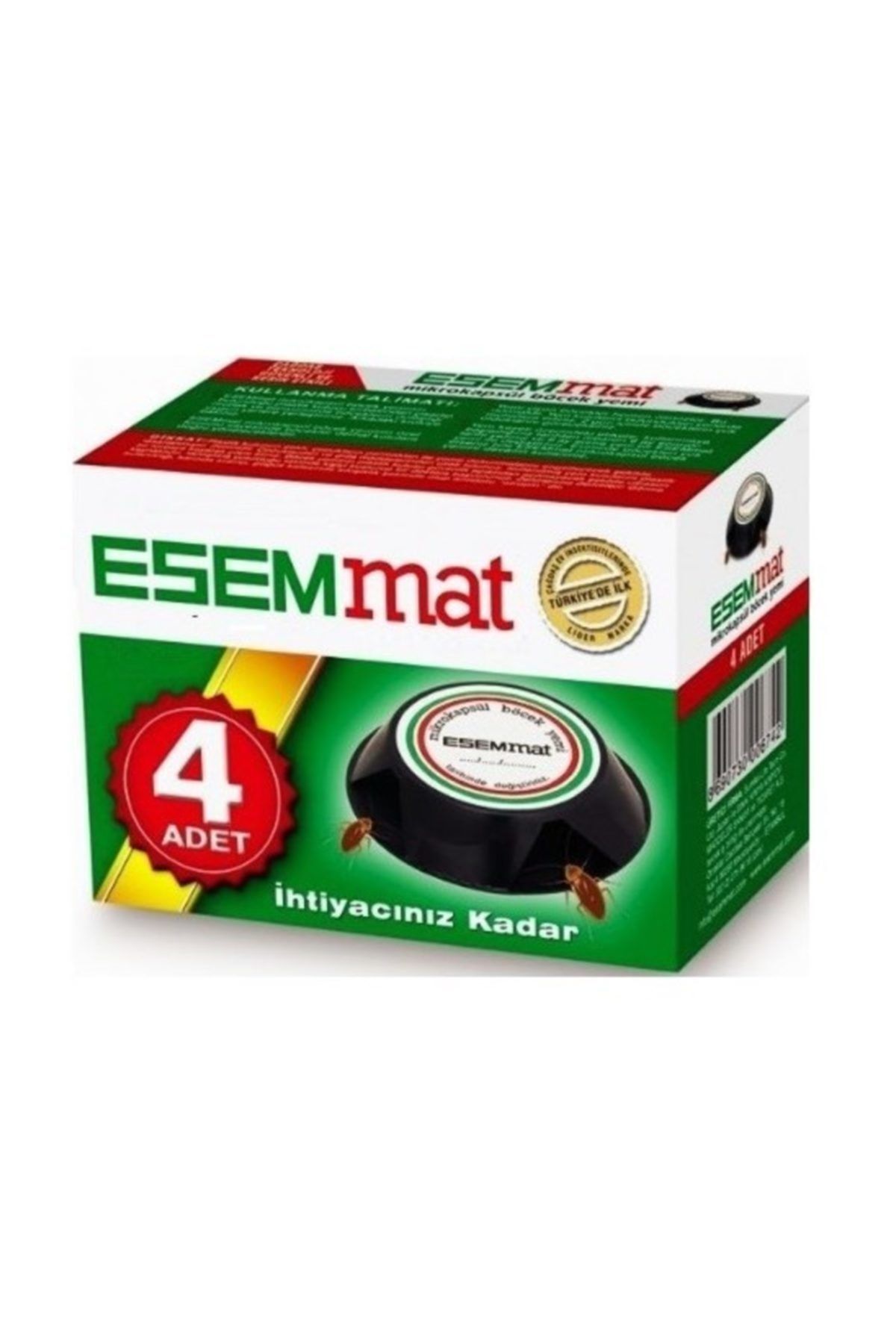 Esemat Böcek Yemi Hamam Böceği Kontrolü 4'lü Paket