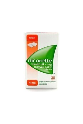 Nicorette Freshfruit Meyveli Nikotin Sakızı 4 mg 30 adet