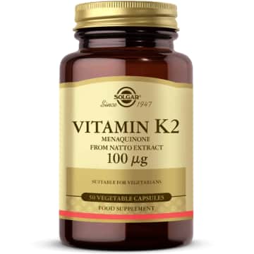 Solgar K2 Vitamini 100 mcg Kemik Kalp Sağlığı 50 Kapsül