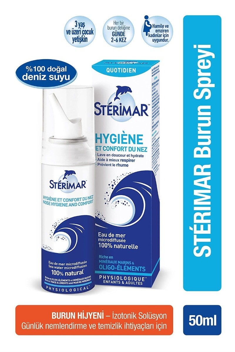 Sterimar Deniz Suyu Burun Spreyi %31.82 100ml Tüp
