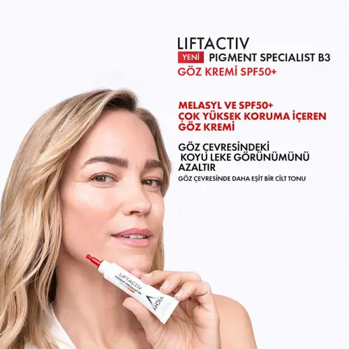 Vichy Liftactiv Pigment Specialist Yeux 15 ml kullanım şekli ve dozaj bilgisi