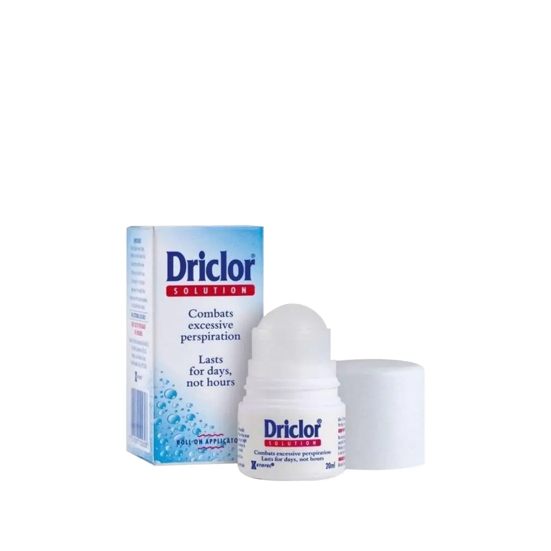 Driclor Roll-on Aşırı Terleme Önleyici 20 ml ürün ambalajı