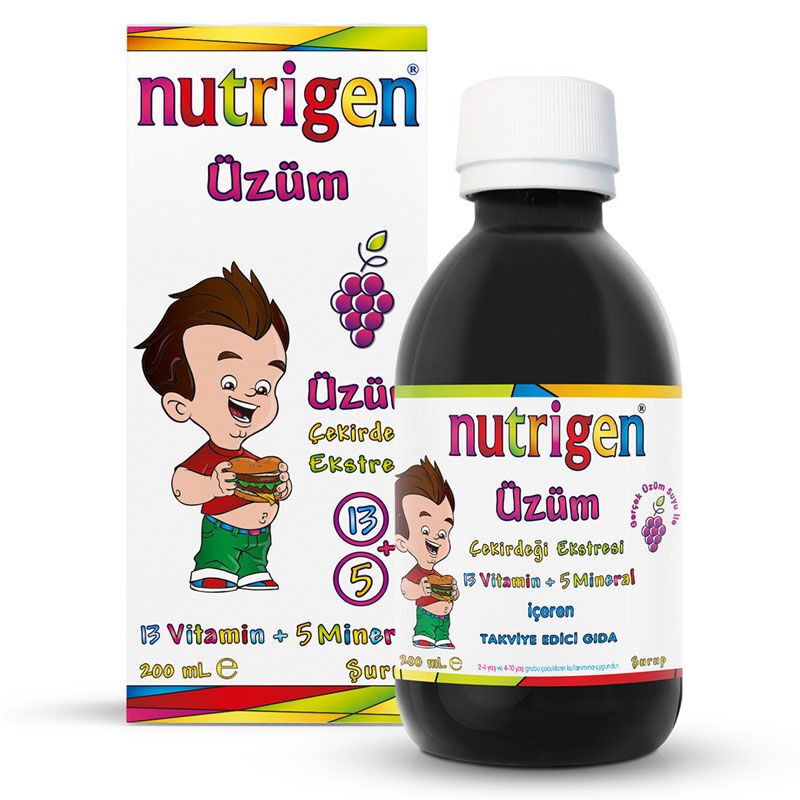 Nutrigen Üzüm Çekirdeği Ekstresi Takviye Edici Gıda 200ml Şişe
