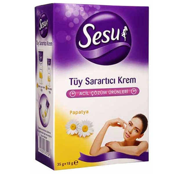 Sesu Tüy Sarartıcı Krem 35 gr + 18 gr