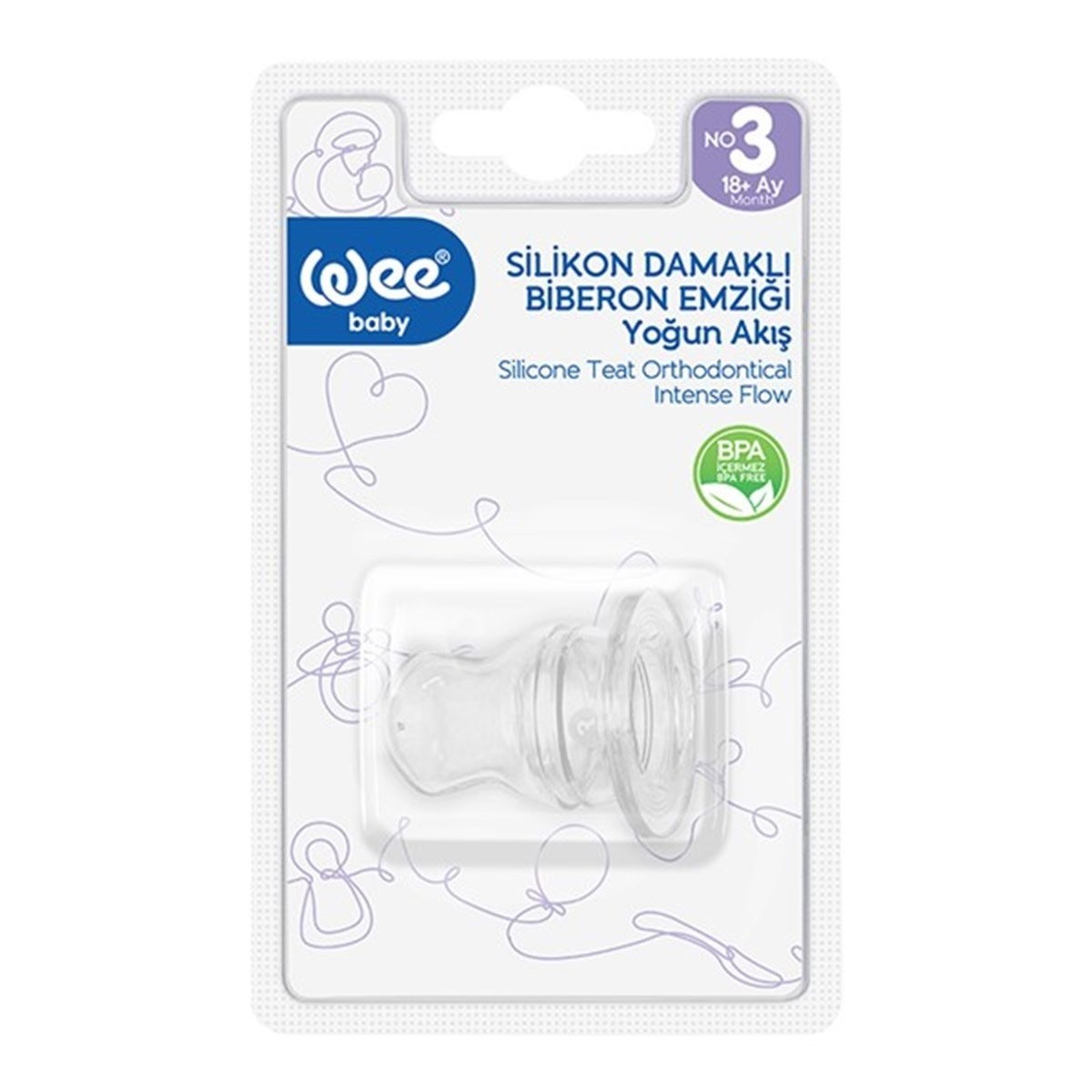Wee Yedek Silikon Damaklı No:3 127