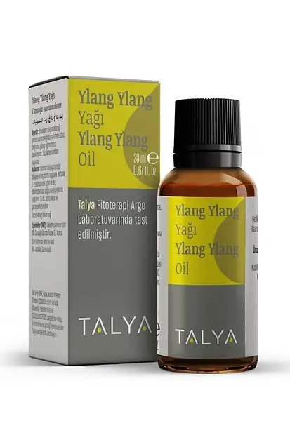 Talya Ylang Ylang Yağı 20 cc ürün ambalajı