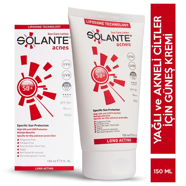 SOLANTE SUN LOSYON ACNES SPF50+ 150 ML