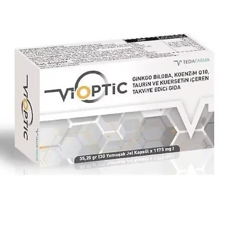 Tedafarma Vioptic Biloba Koenzim Q10 Taurin ve Kuersetin 30 Kapsül ürün görseli