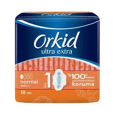 Orkid Ultra Normal Hijyenik Ped 10 Adet ürün görseli