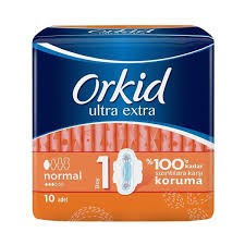 Orkid Ultra Normal Hijyenik Ped 10 adet