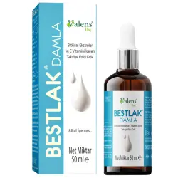 Bestlak Oral Damla Bitkisel Ekstreler ve C Vitamini Takviyesi 50 ml kutu ve ambalaj