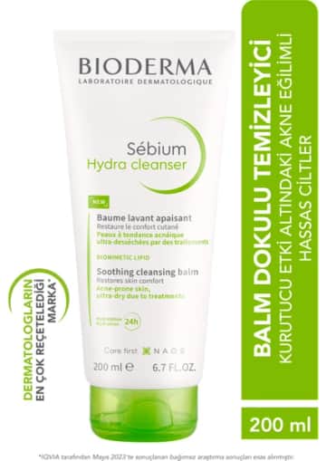 Bioderma Sebium Hydra Cleanser Yüz Temizleyici 200 ml