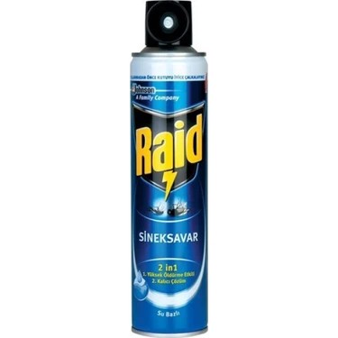 Raid 2'si 1 Arada Sinek ve Karasinek İlacı Sprey 300 ml