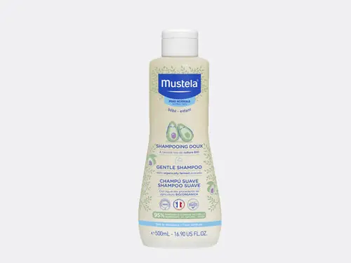 Mustela Papatya Özlü Bebek Şampuanı 500 ml ürün ambalajı