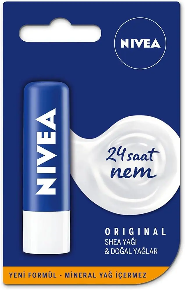 Nivea Lip Original Klasik Dudak Bakım Kremi 4.8 gr ürün ambalajı