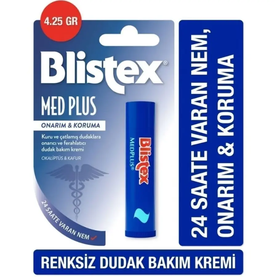 Blistex MedPlus Dudak Bakım Stik ürün ambalajı