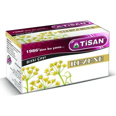 Tisan Rezene Çayı kutu ve ambalaj