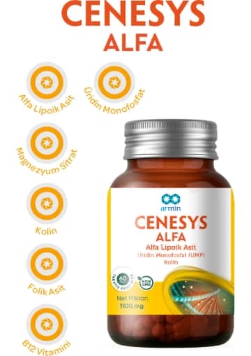 Cenesys Alfa Tablet Alfa Lipoik Asit ve Magnezyum Takviyesi 60 Adet