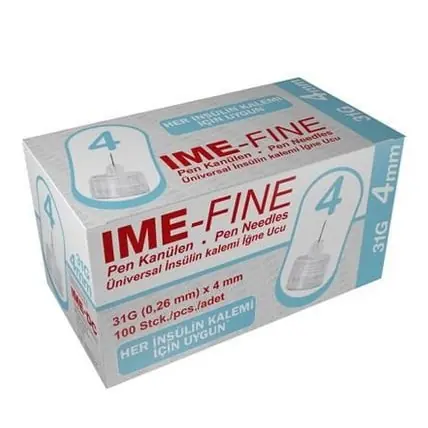 IME-FINE COMFORT İNSÜLİN KALEMİ İĞNE UCU 4 MM (32G) 100 ADET ürün görseli
