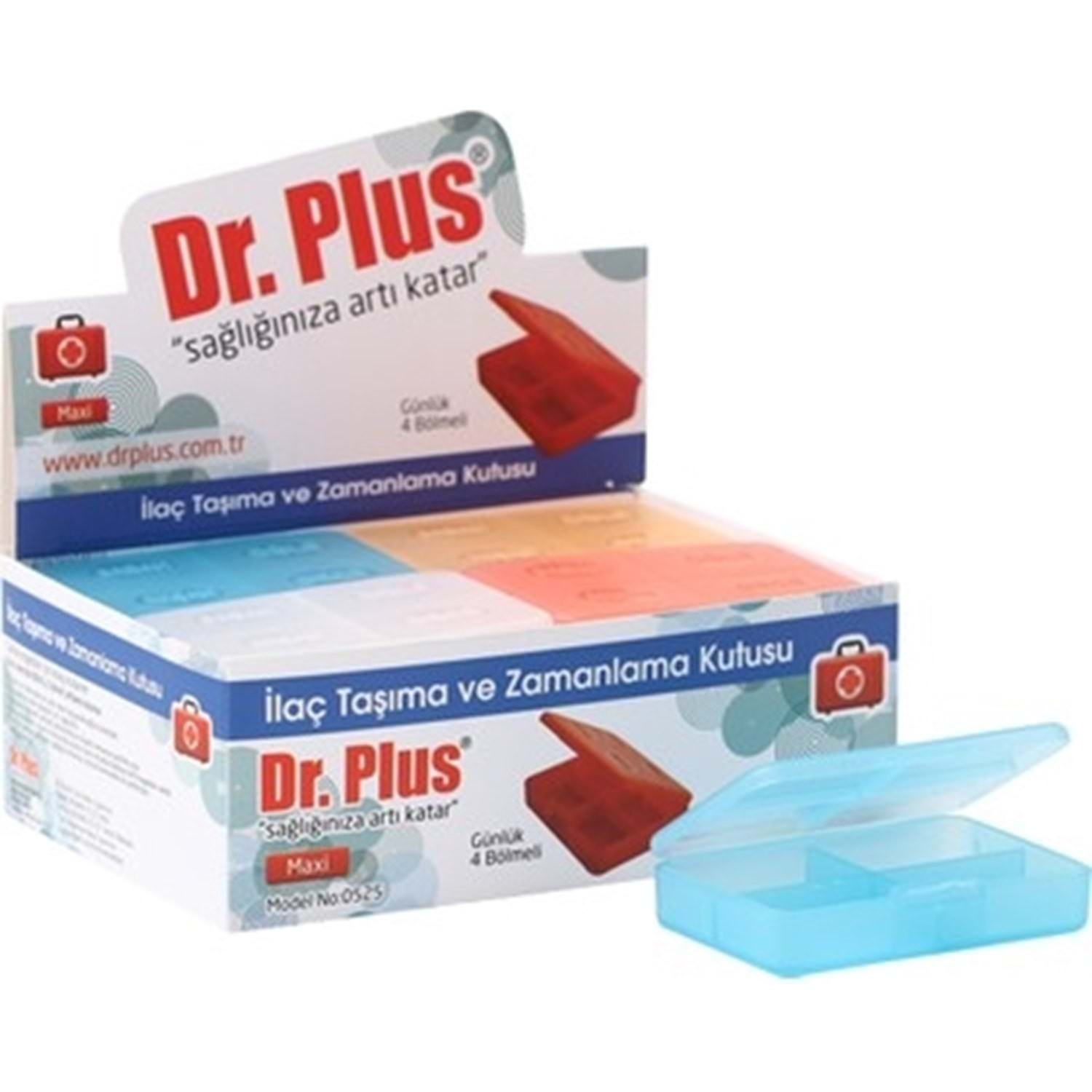 Dr. Plus İlaç Taşıma Kutusu Maxi Boy