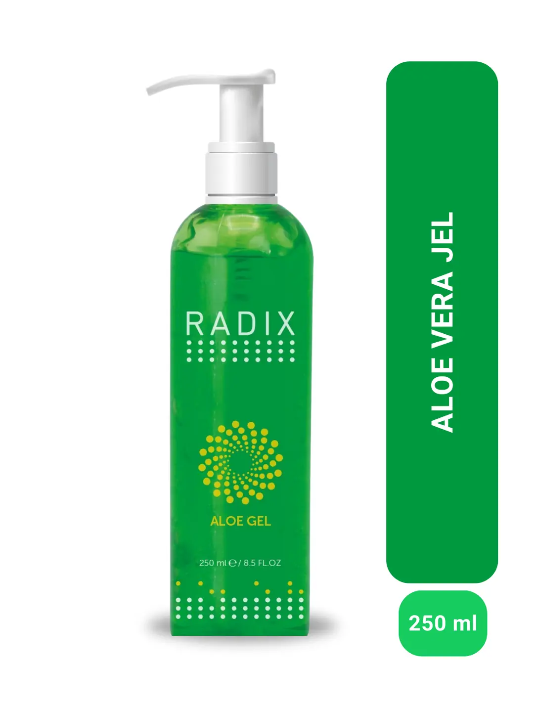 Juvera Radix Aloe Jel Cilt Yatıştırıcı 250 ml ürün ambalajı