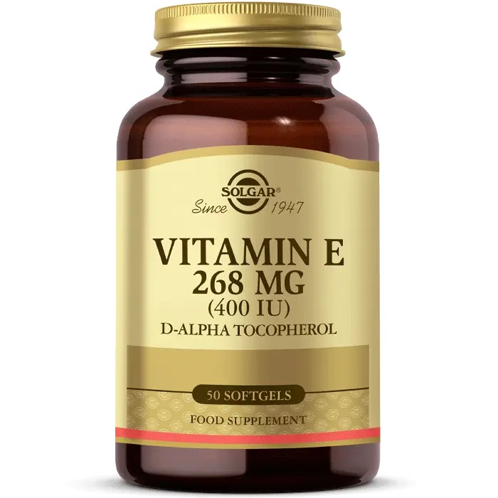 Solgar E Vitamini 400 IU Antioksidan Cilt Sağlığı 50 Kapsül