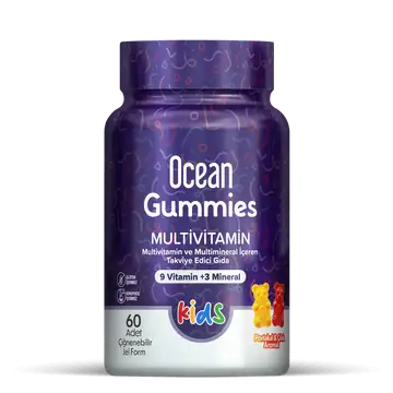 Orzax Ocean Gummies Multivitamin Çocuklar İçin 64 Adet