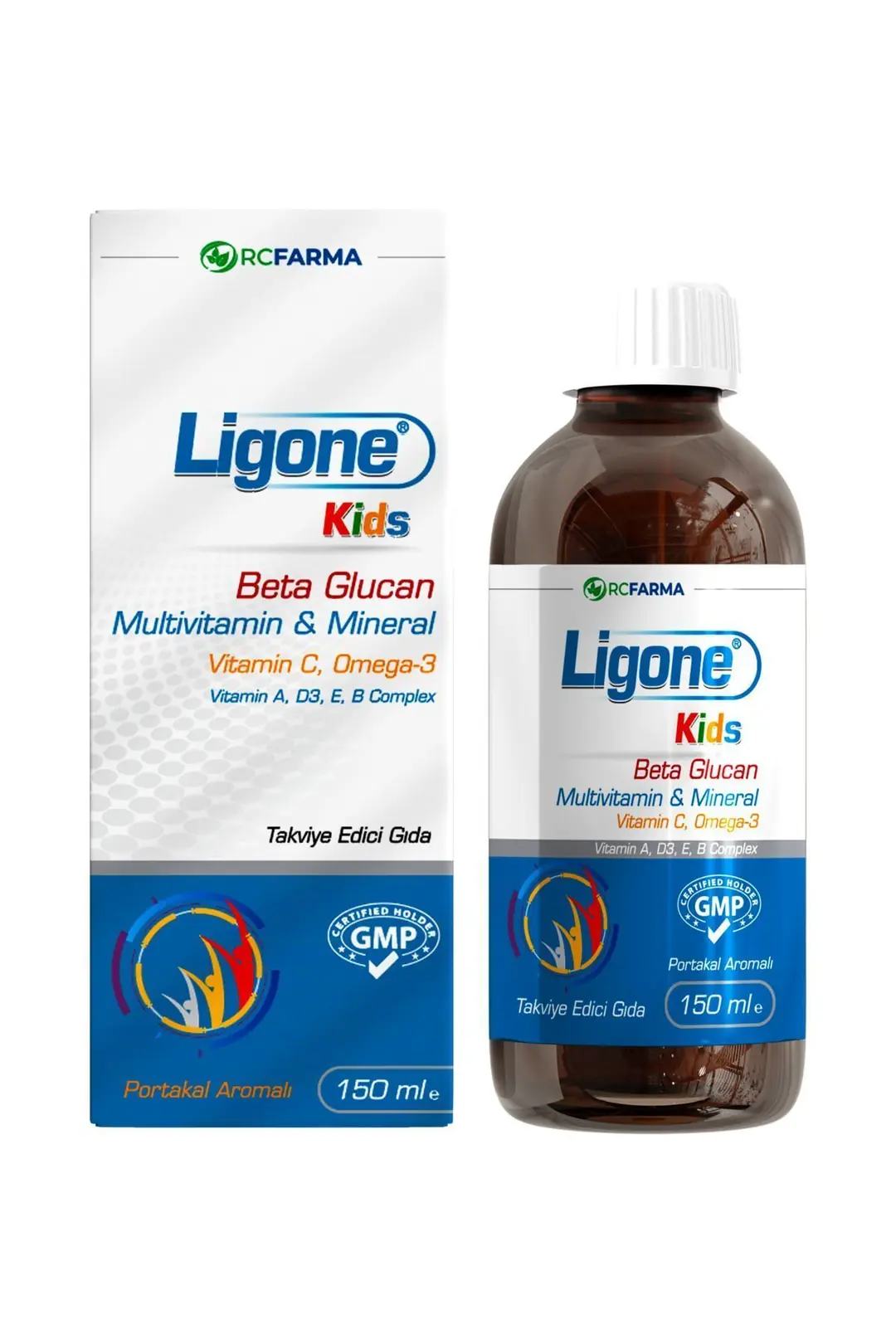 Ligone Kids Beta Glucan Multivitamin Mineral Şurup Çocuklar İçin 150 ml ürün görseli