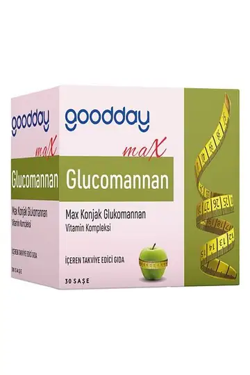 GoodDay Glukomannan Max Saşe Konjak Glukomannan ve Vitamin Kompleksi 30 Saşe