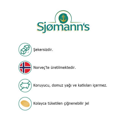 Sjømann’s Vitamin D3 K2 Çiğnenebilir Jel 30 Adet
