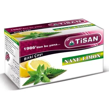 Tisan Nane-Limon Çayı kutu ve ambalaj