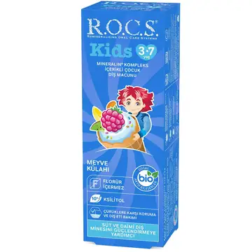 Rocs Kids Meyve Kokteyli Aromalı Çocuk Diş Macunu