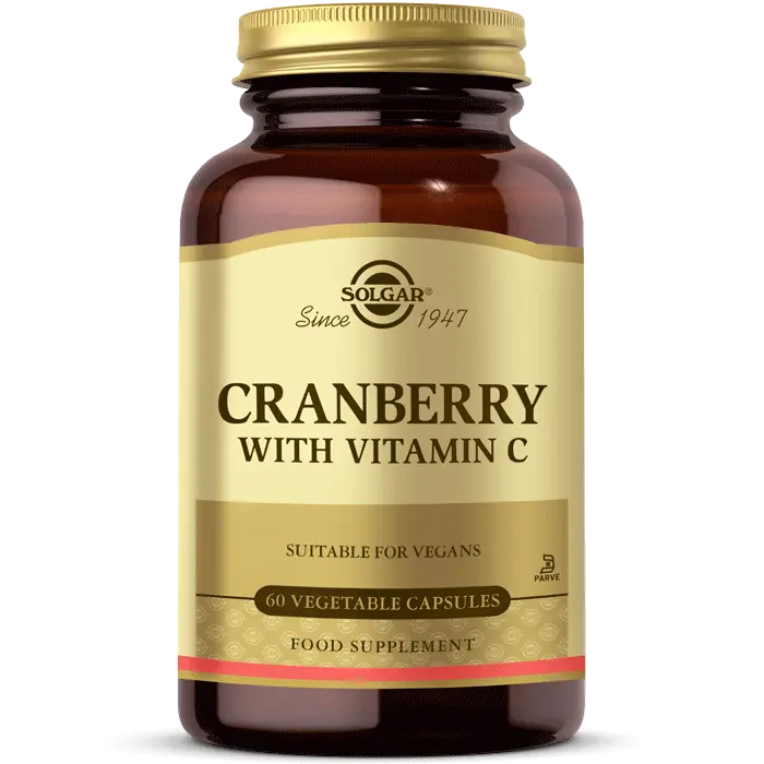 Solgar Cranberry C Vitamini İdrar Yolu Sağlığı 60 Kapsül ürün görseli