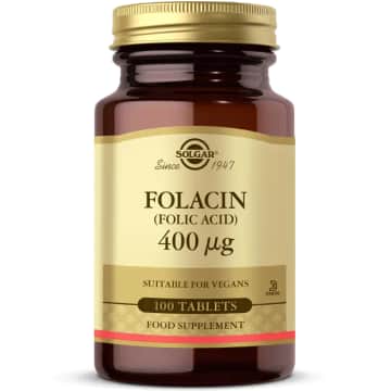 Solgar Folasin Folik Asit 400 mcg Takviyesi 100 Tablet