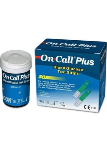On Call Plus Kan Şekeri Ölçüm Çubuğu 50 Strip
