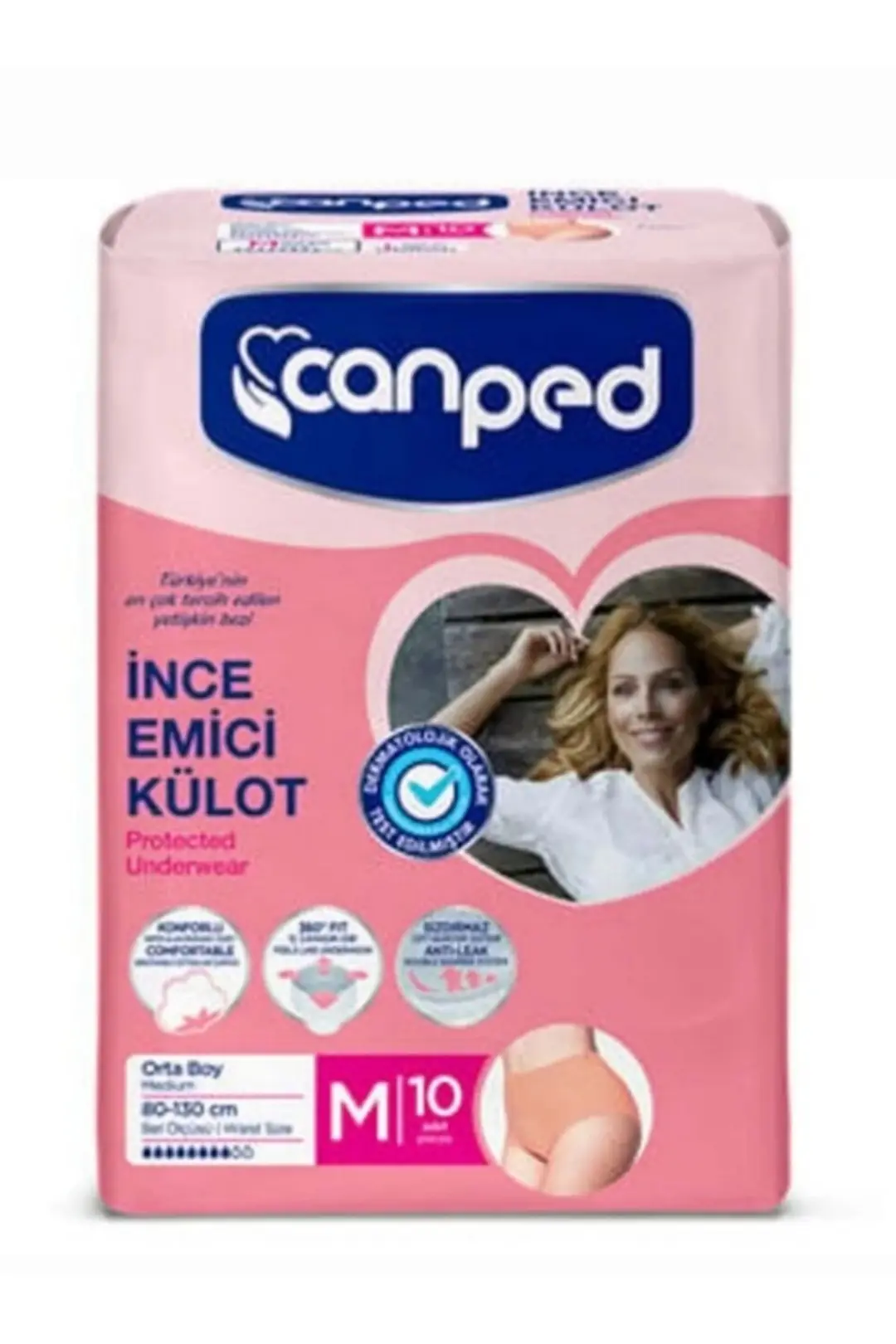 Canped Lohusa Külodu Medium Boy 10 Adet teknik detay ve kullanım görseli