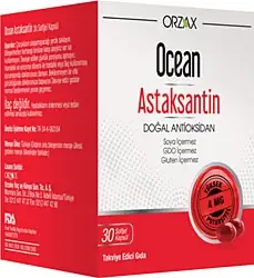 Ocean Astaksantin 4 mg Kapsül, 30 Kapsül