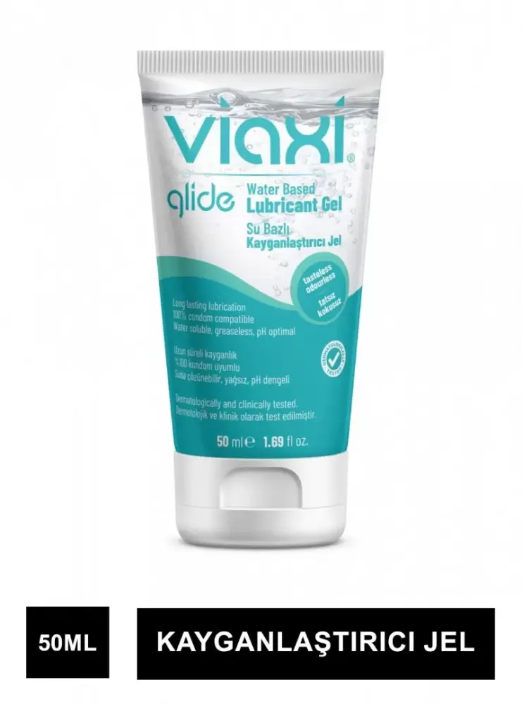 Viaxi Kayganlaştırıcı Jel Sade 50 ml ürün ambalajı