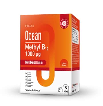 Ocean Methyl B12 1000 mcg Dilaltı Sprey 5 ml Şişe