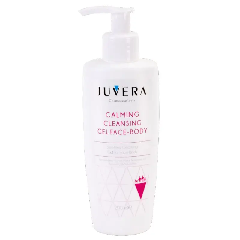 Juvera Calming Cleansing Yüz ve Vücut Temizleme Jeli 200 ml ürün ambalajı