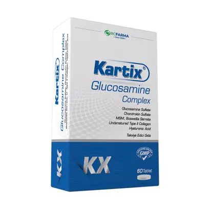 RC FARMA Kartix Glucosamine Complex Tablet 60 Tablet kutu ve ambalaj