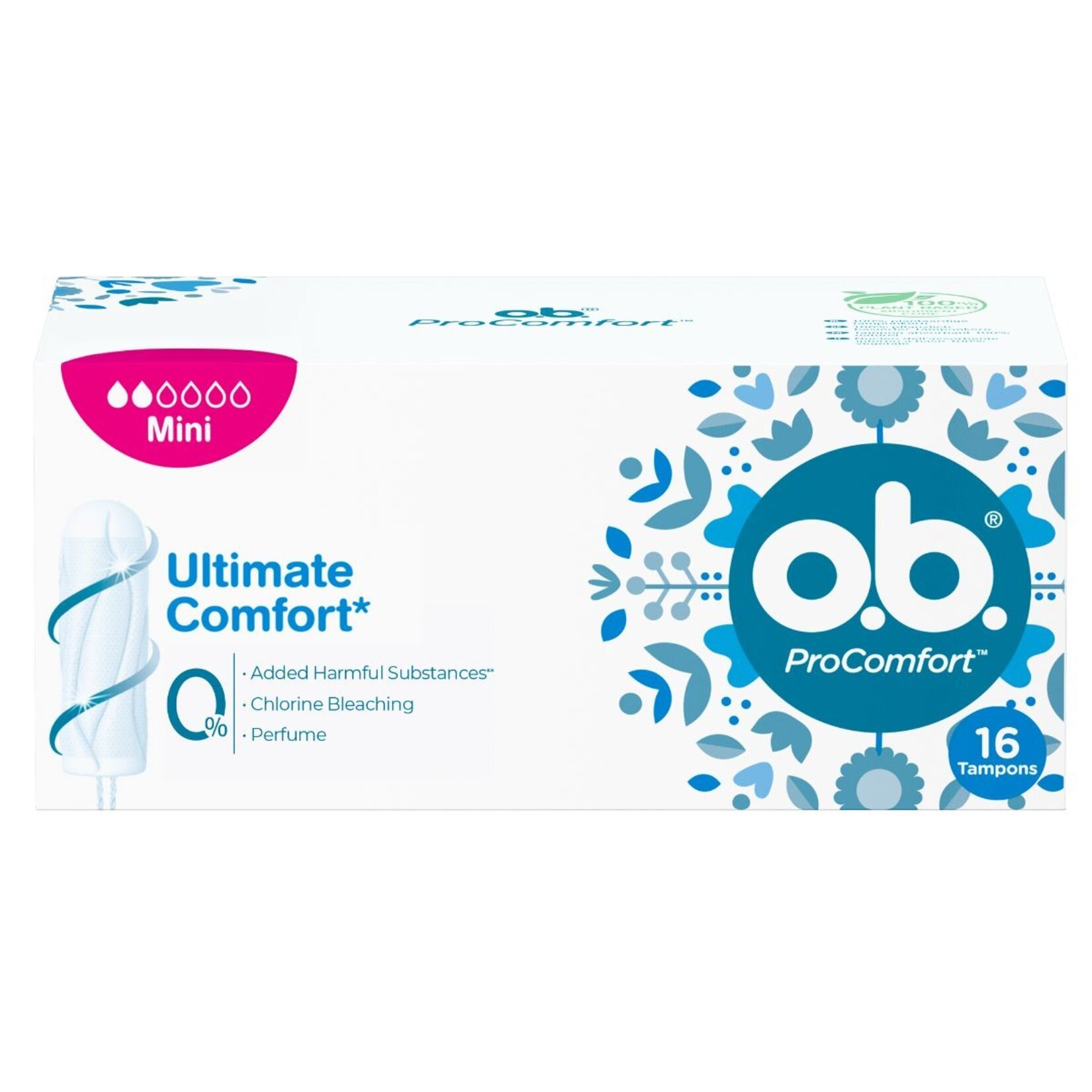 O.B. Tampon Mini Boy 16 adet