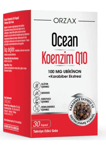 Ocean Koenzim Q10 100 mg Kapsül 30 Kapsül