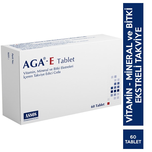 Aga-K Tablet Vitamin Mineral Bitki Ekstreleri 60 tb