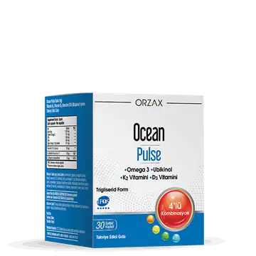 Orzax Ocean Pulse Kalp Sağlığı Takviyesi 30 Kapsül