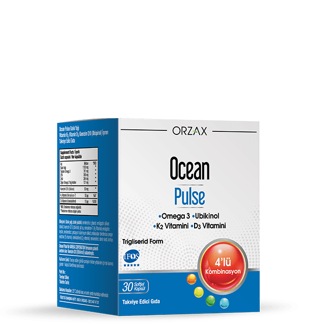 Orzax Ocean Pulse Kalp Sağlığı Takviyesi 30 Kapsül