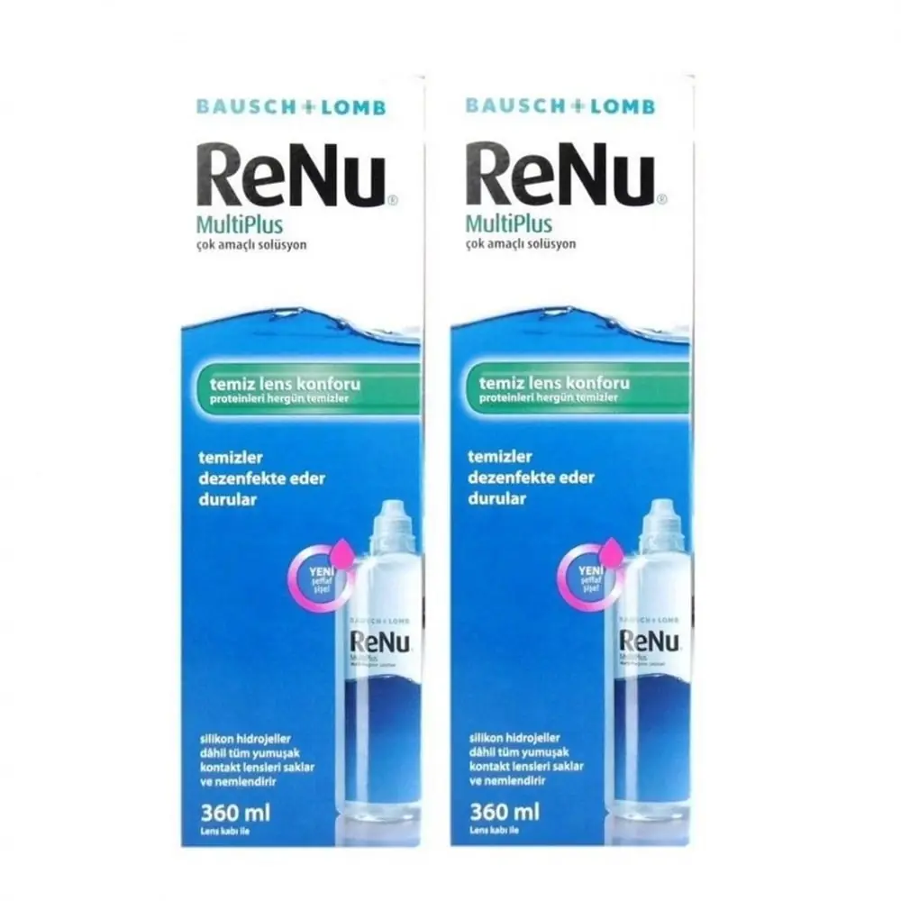 Renu Multiplus Multi-Purpose Solüsyon Lens Solüsyonu 2x360ml Şişe