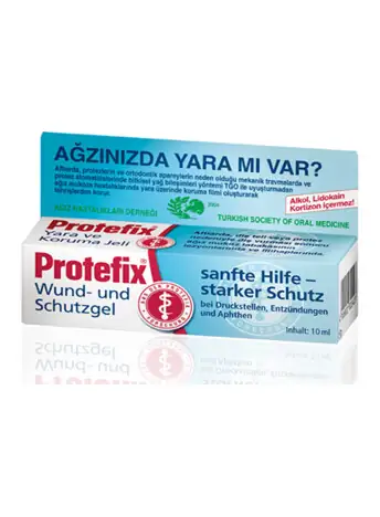Protefix Ağız İçi Yara ve Koruma Jeli 10 ml Tüp