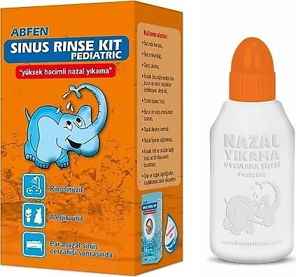 Abfen Sinus Rinse Pediatric Çocuk Burun Yıkama Kiti ve 25 Poşet