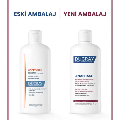 Ducray Anaphase Anti Hair Loss Growth Şampuan 400 ml cilt üzerinde kullanım